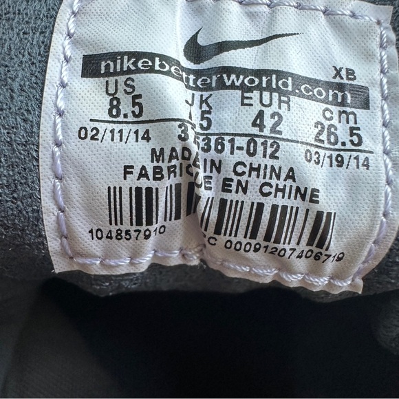 Nike Sb Zoom Stefan Janoski “Splatter” Black Ivory 375361-012 Men’s Size 8.5 - Picture 9 of 11